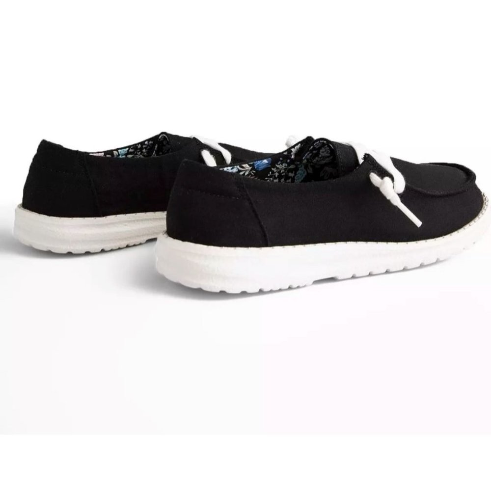 Very G Women's shoe canvas lace-up Slip On EMILY Casual Shoe - Picture 3 of 4